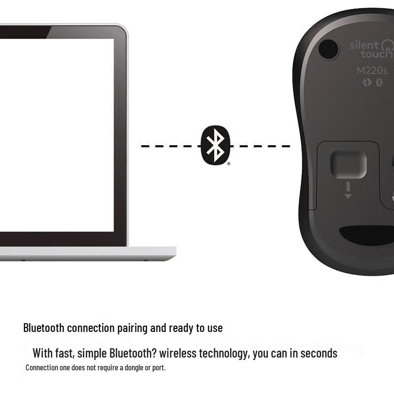 Logitech M240 Wireless Silent Bluetooth Mouse