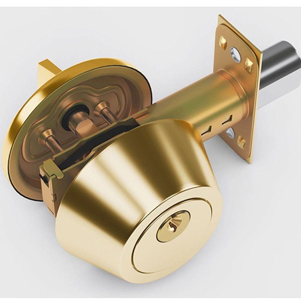 Multicolor Entry Door Knobs Single Side Dead Bolt Door Lock Room Door Locks  Home Door Gate