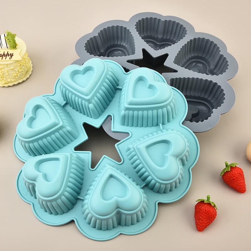 Silicone Heart Cake Molds
