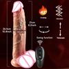 Thrusting Dildo Vibrator Sex Toys Realistic Silicone Penis Remote Control Telescopic Dildos Adult Toy for Women Masturbation 18+