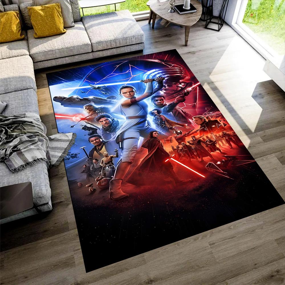 Star Wars Area Rug Suitable for Entryway Living Rooms Game Room Balcony Anti-slip Rug Office Home Decor Perfect Birthday Christmas Gift Idea