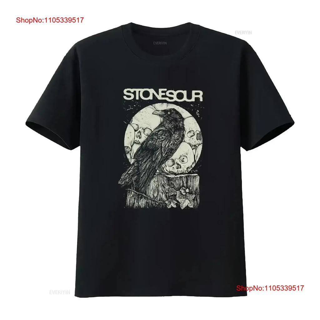 STONE SOUR CROW T Shirt Cotton Black Men All Size S to 5XL HC2061 vintage Washed homme graphic