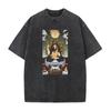 Anime Jujutsu Kaisen Geto Suguru Printed Tshirt Mens and Womens Washed Tshirt High Quality Vintage Cotton Tshirt Top