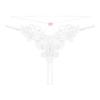 French Aesthetic Embroidered Sexy Panties Female Interest Hollow Interwoven Diamond Jewelry Temptation Open Crotch Free Hot Thong