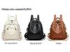 2025 Women's Versatile Soft Leather Backpack - Fashionable, Large Capacity Travel Bag