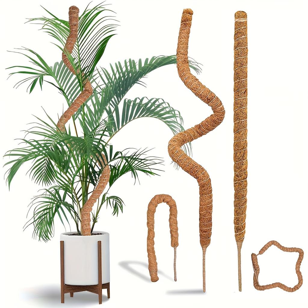 Moss Poles for Climbing Plants Monstera, Indoor Deformable Climbing Plant Stakes,Garden Trellis Plant Stick Stakes for Potted Plants Like Vine Orchid