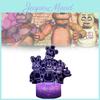 Luce Notturna a LED Animali Five Nights At Freddys con Telecomando per Decorazione Camera dei Bambini