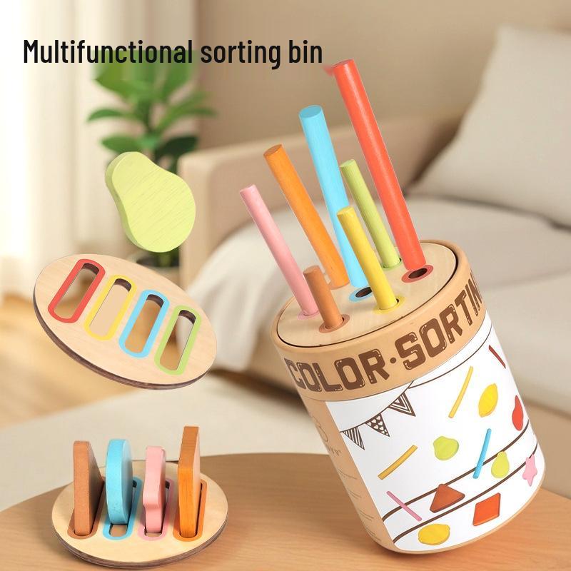 Montessori Wooden Balance Beam & Sensory Motor Skills Training Toy for Kids