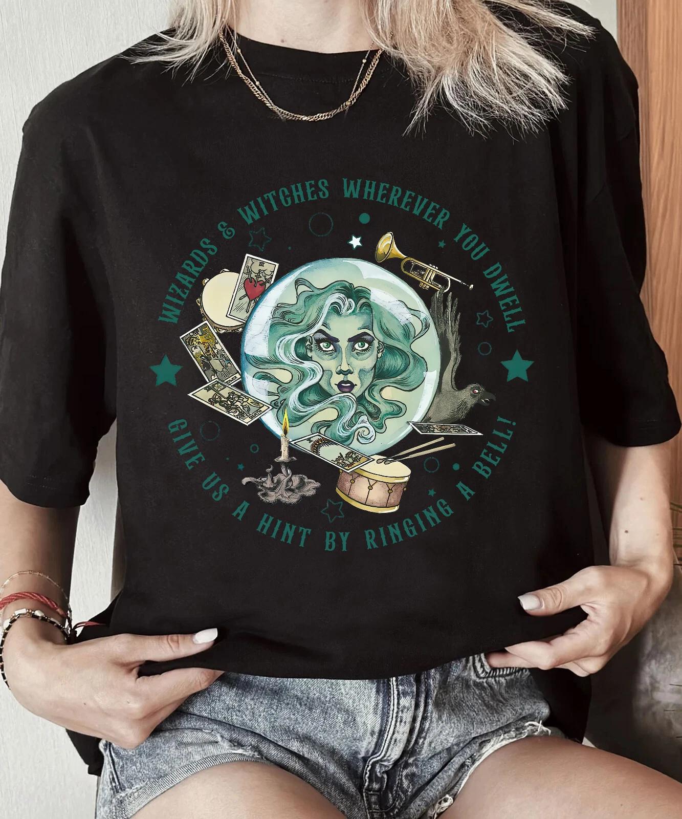 Haunted Unisexsion Madame Leota Halloween Tshirt for adults and children Highquality streetwear Tshirt for going out S