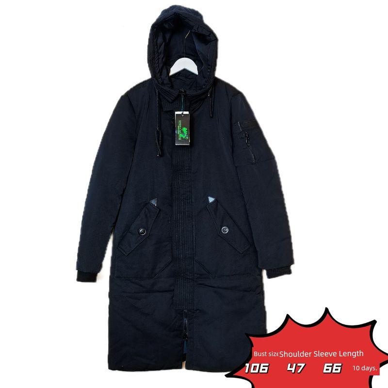 Exported to Russia Hooded down Cotton Cold Protective Clothing Female Pure Color Minimalist Fashion Thickened Cotton Padded Coat Northeast Winter