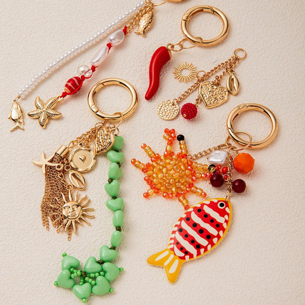 Summer Arrival: Elegant High-End Retro Large Chili Atmosphere Bag Charm