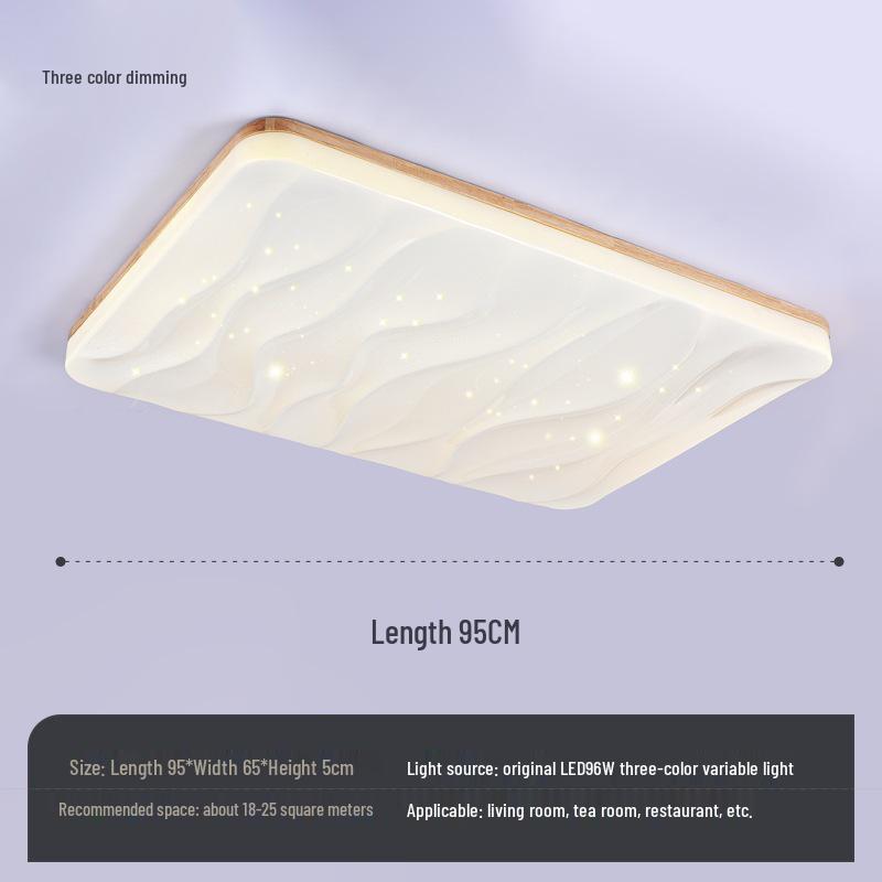 Ultra-Thin Japanese-Nordic Style Ceiling Lamp for Bedrooms & Living Rooms