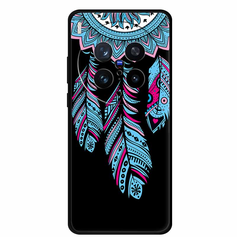 Black Silicone Case For Vivo X300 Pro 2025 Case Cartoon Cat Soft Back Cover For Vivo X300 5G Phone Case X 300 Pro Coque Funda