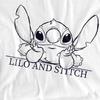 Lilo & Stitch Womens/Ladies Relaxed Sketch T-Shirt