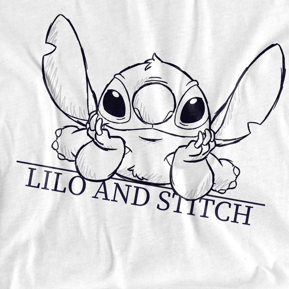 Lilo & Stitch Womens/Ladies Relaxed Sketch T-Shirt