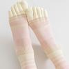 Cotton Mid-calf Socks Breathable Split Toe Socks Patchwork Five Toe Tube Socks  Girl