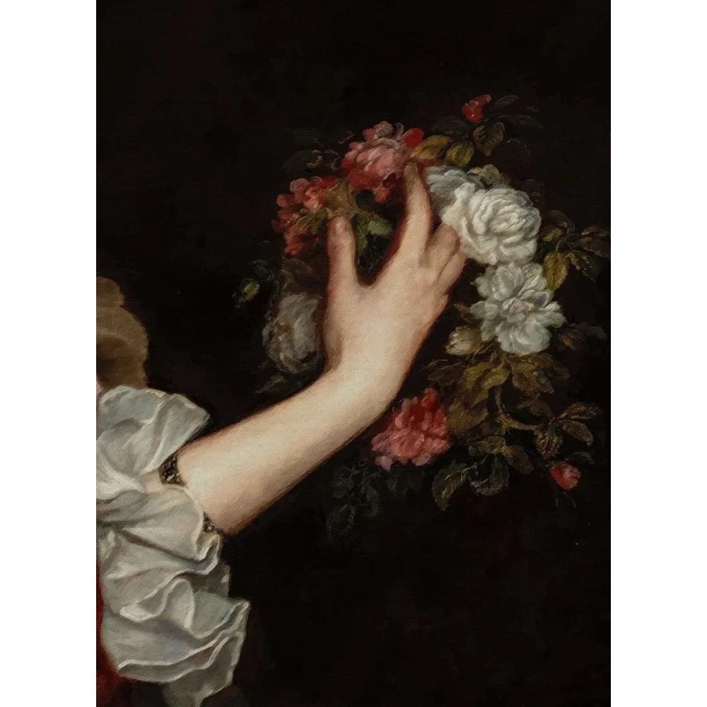 Eclectic Alter Portrait Renaissance Baroque Feminine Woman Poster Print Wall Art Pictures Canvas Painting Room Home Decor Gift