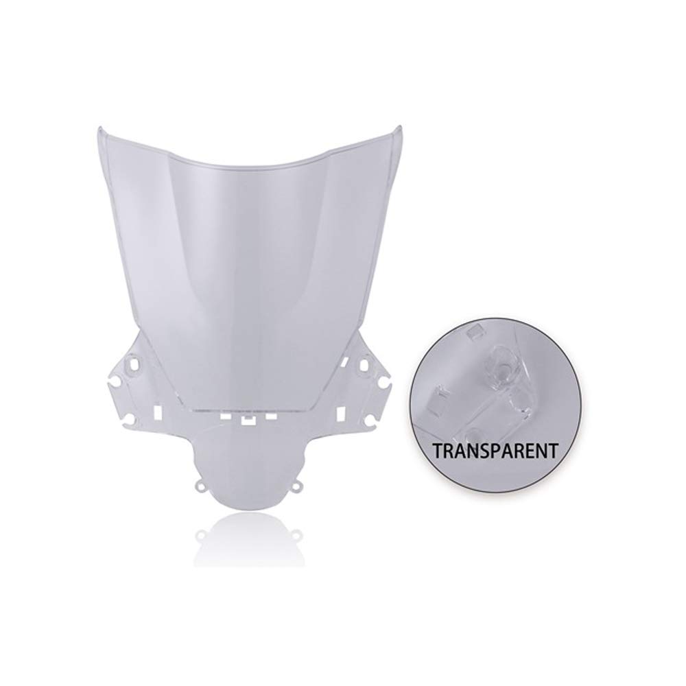 YUANYE Motorcycle Windshield Screen for CBR250RR MC41 2011 2012 2013 ABS Plastic Motorcycle Windscreen (Clear)