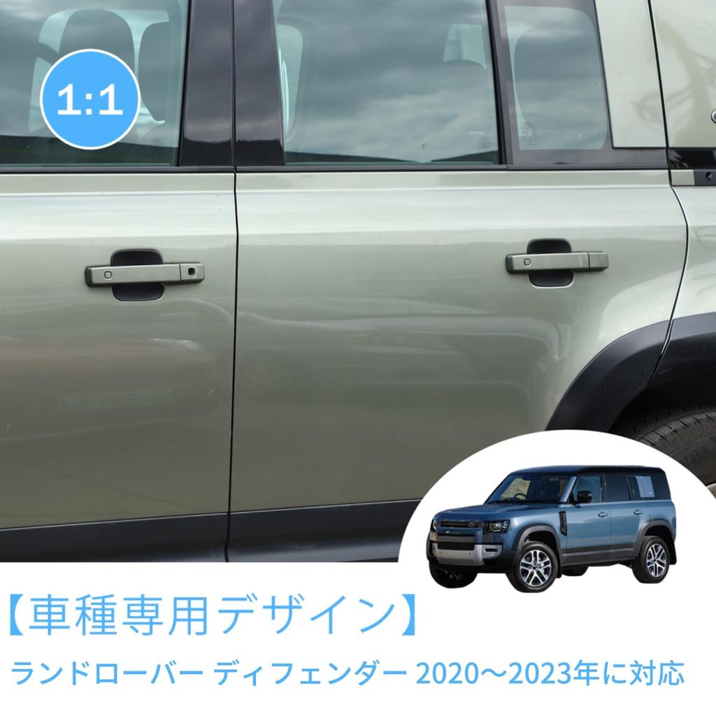 Sauicemy Land Rover Defender 2020-2023 Türschalenabdeckung Türknaufblende Außentürgriff