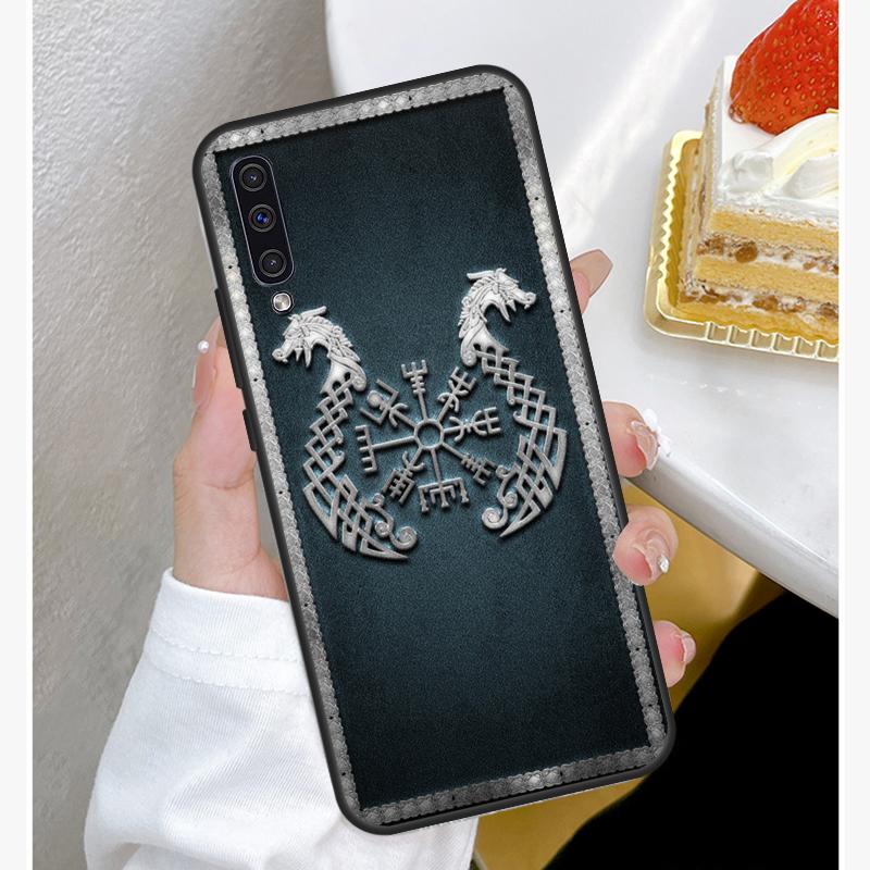 Husă pentru telefon cu simbol Vikings pentru Samsung Galaxy A50 A70 A02S A20S A21S A52S A12 A32 A52 A72 A51 A71