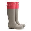 [Women] Original Color Block Tall Rain Boots - Skimming Stone/Festic Coral Wft2272Rmasfc