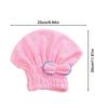 6 Colors Microfiber Solid Quickly Bowknot Wrap Towel Dry Hair Hat Hair Turban Head Wrap Hat Thickened Absorbent For Dry Hair Cap