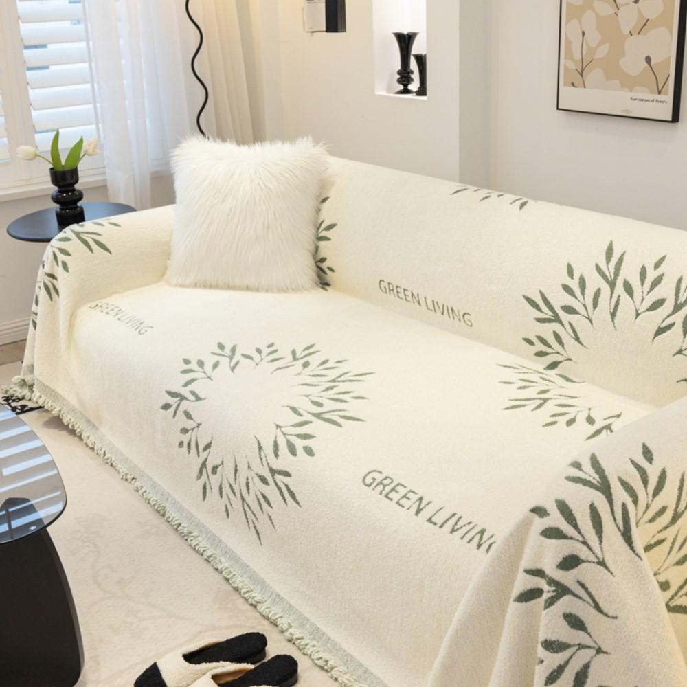 Nordic Throw Blankets for Sofa Bed Single Spring Plush Soft Sofa Cover Dust Anti-cat Scratch Protection Cover Two-seat Sofa