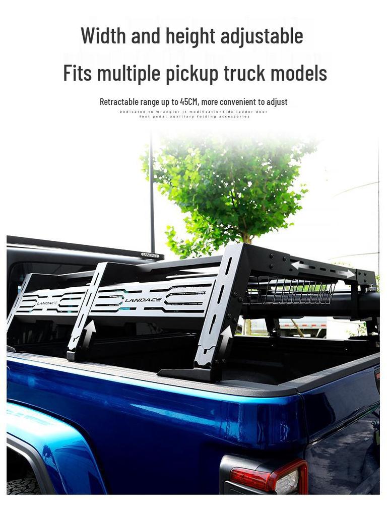 Crossbars Roll Bar Tailgate Luggage Rack for Raptor F150, Tundra, Ranger, Great Wall Cannon