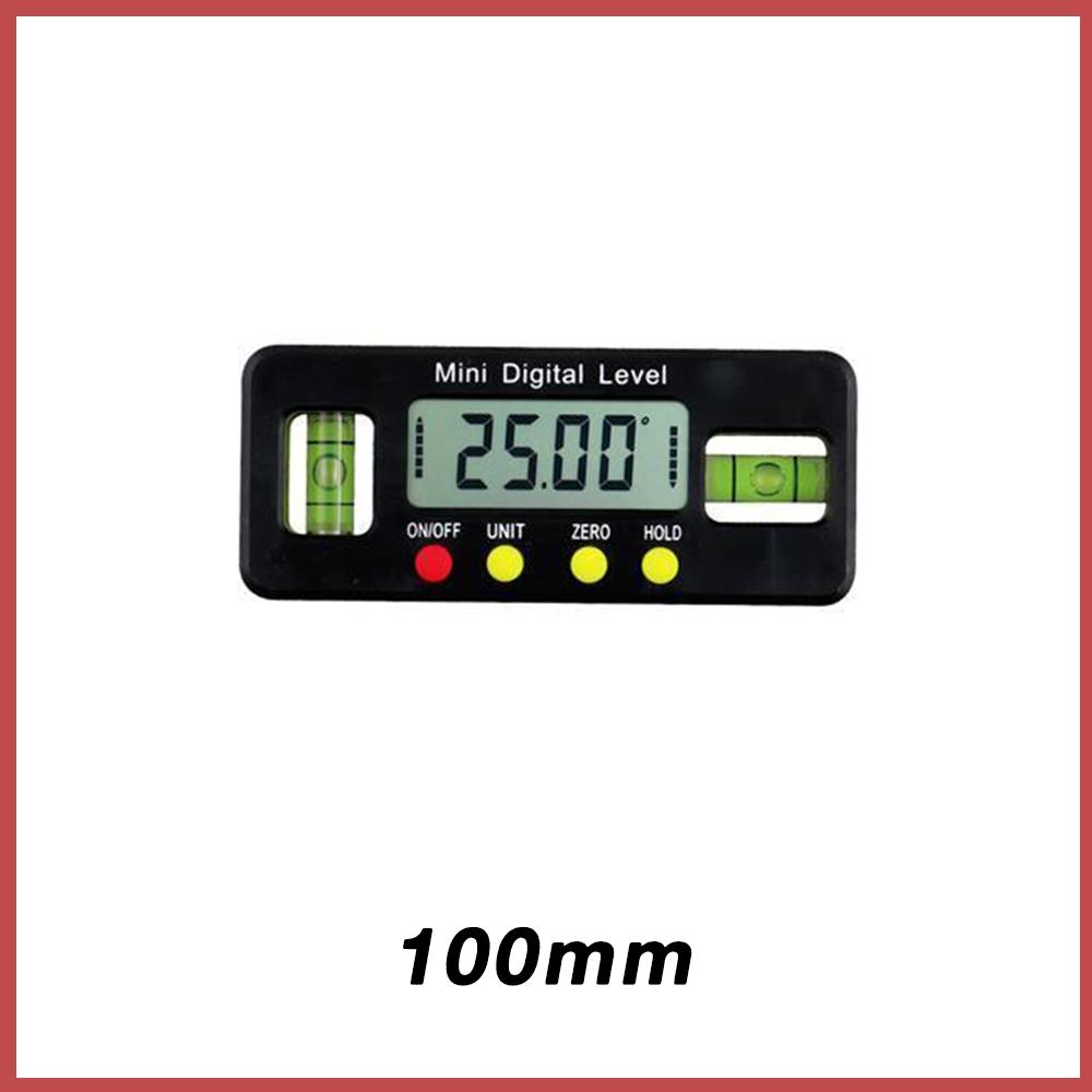 MAKLE 100mm 150mm 200mm digital protractor Angle Finder inclinometer electronic level magnetic bottom Level bubble angle tool 100MM