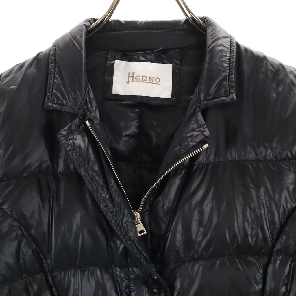Herno Down jacket 42 black Women Used