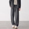 Autumn new American men's gray loose straight casual trousers drawstring elastic waist sweatpants