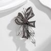 Fashion Rhinestone Flower Brooches For Women Elegant Clothing Pins Party Jewelry Gifts