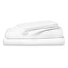 Cotton hotel sheet 140 x 280 without a elastic band, plain white