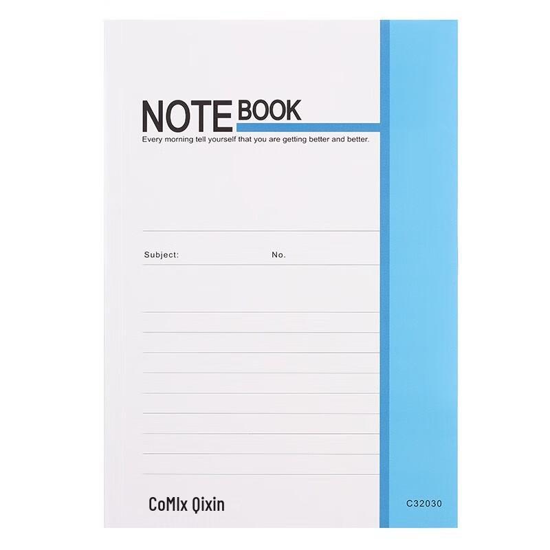 Qixin C32030 Softcover Notebook 32K, 10-Pack