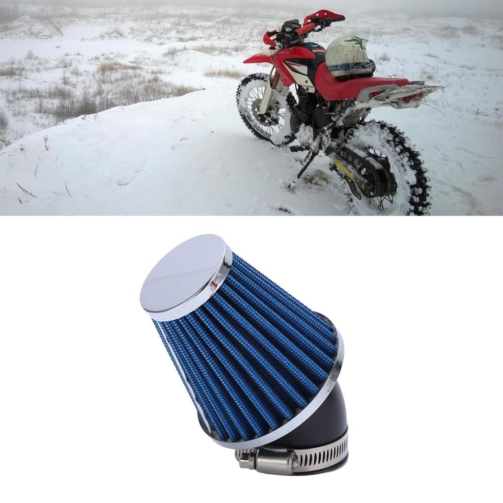   Filter 45 Degree Engine Bend Cone Tuning Cleaner 48mm Inner Diameter for Motorcycle ATV Pit Bike   Bike