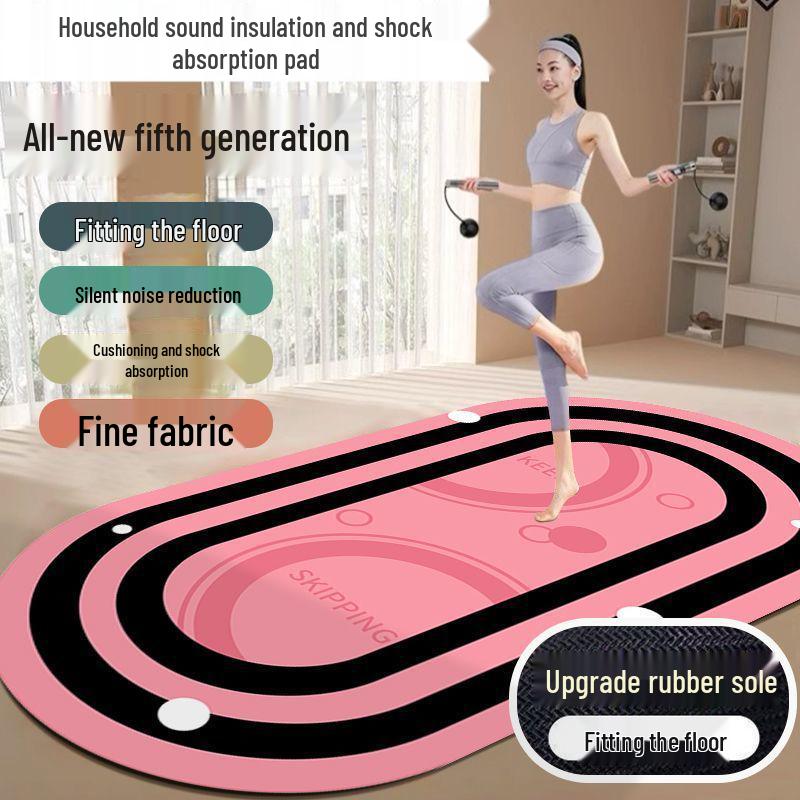 Indoor Diatomeenerde Springseilmatte: Stoßabsorbierende, rutschfeste, schallisolierende Fitnessmatte