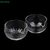 Japanese-Style Matcha Bowl | High Borosilicate Glass Bowl with Spout - Transparent Hammered Texture for Matcha Preparation