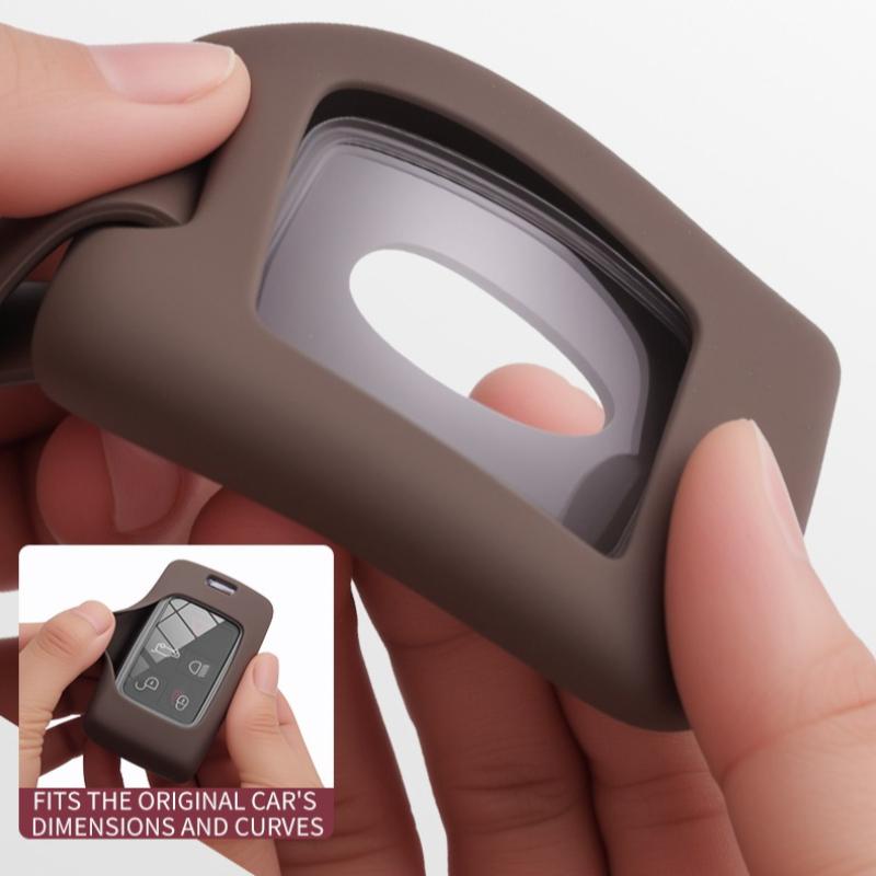 For Range Rover L405 L494 L560 L551Land Rover Discovery L462 L550 L663 Liquid Silicone Car Key Holder Smart Key Fob Case Cover