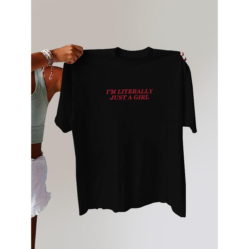 

Same-style Summer Short-sleeve T-shirt for Women, Printed and Fashionable 4XL чорний