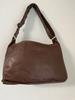 MIU Archive Genuine Leather Brown Shoulder Bag Y2K Vintage from Japan Used