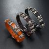 Simple and Natural Men's Woven Bracelets, Cross-border Hot-selling Leather Combination Bracelets, Wholesale Sources of Jewelry