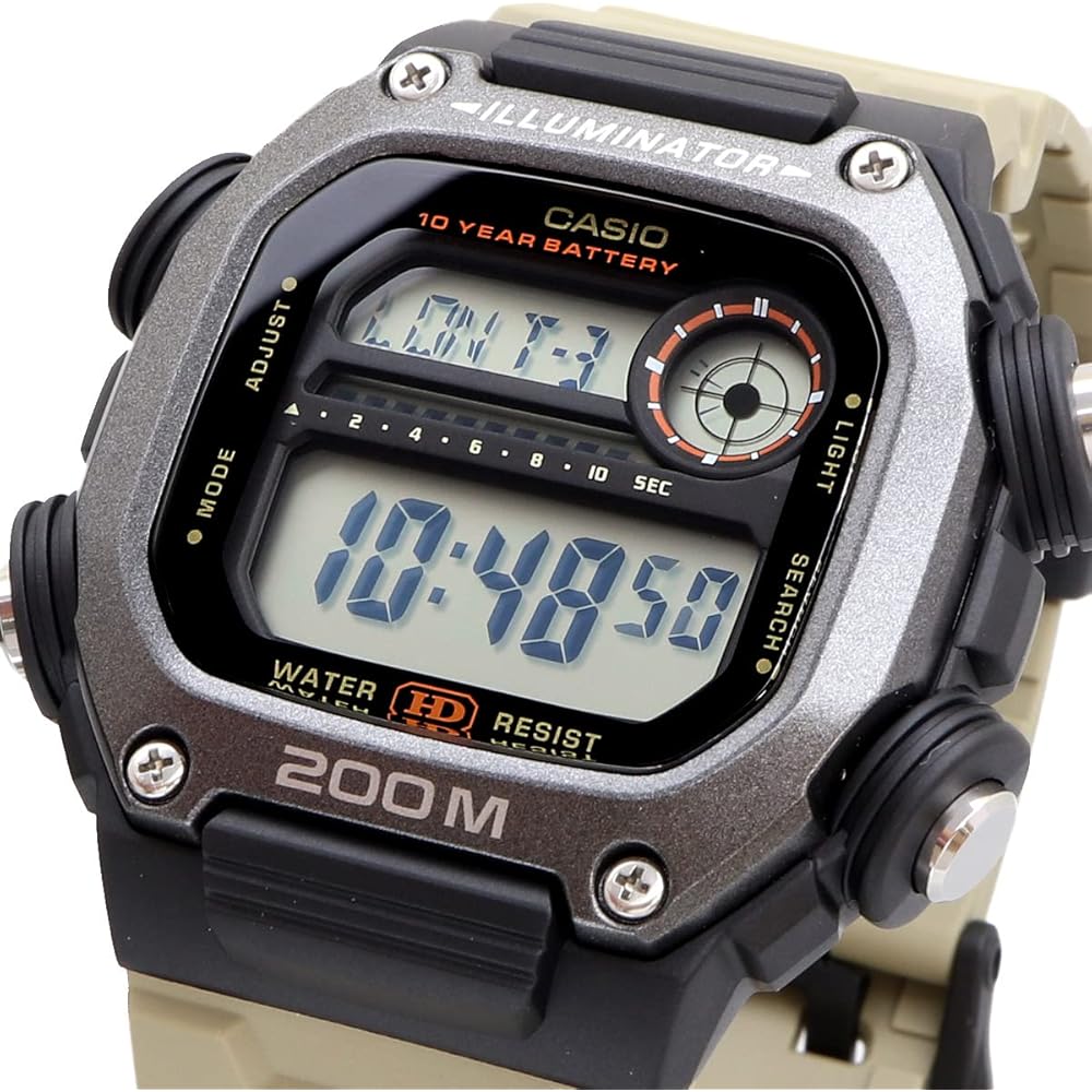 Casio Standard Digital Watch DW-291HX-5AV Long Strap Men's Khaki Imported Model