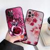 PP52 Rose Colorful Soft Shell Phone Case for OPPO A3 Pro A72 A74 A76 A77 A77S A78 A79 A94 A95 A18 A40M A58