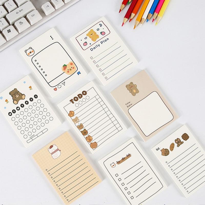 50-sheet Note Pad Message Notes Chesk List To Do List Memo Writing Pads Scarpbook Stationery Office School Supplies
