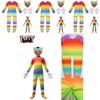 Kids Poppy Playtime Huggy Wuggy Cosplay Costume Jumpsuit Mask Halloween Suit