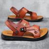 2025 Sommer Strandschuhe Herren Trend Neue Weichsohlige Rutschfeste Lässige Sandalen Herren Doppelzweck-Slipper