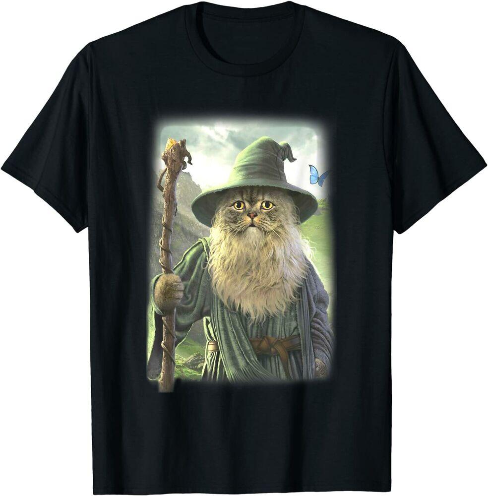 НОВЫЙ ОГРАНИЧЕННЫЙ Забавный Винтажный Горный Кэтдальф Крутая Футболка Пародия Футболка S-5XL Унисекс Футболка L