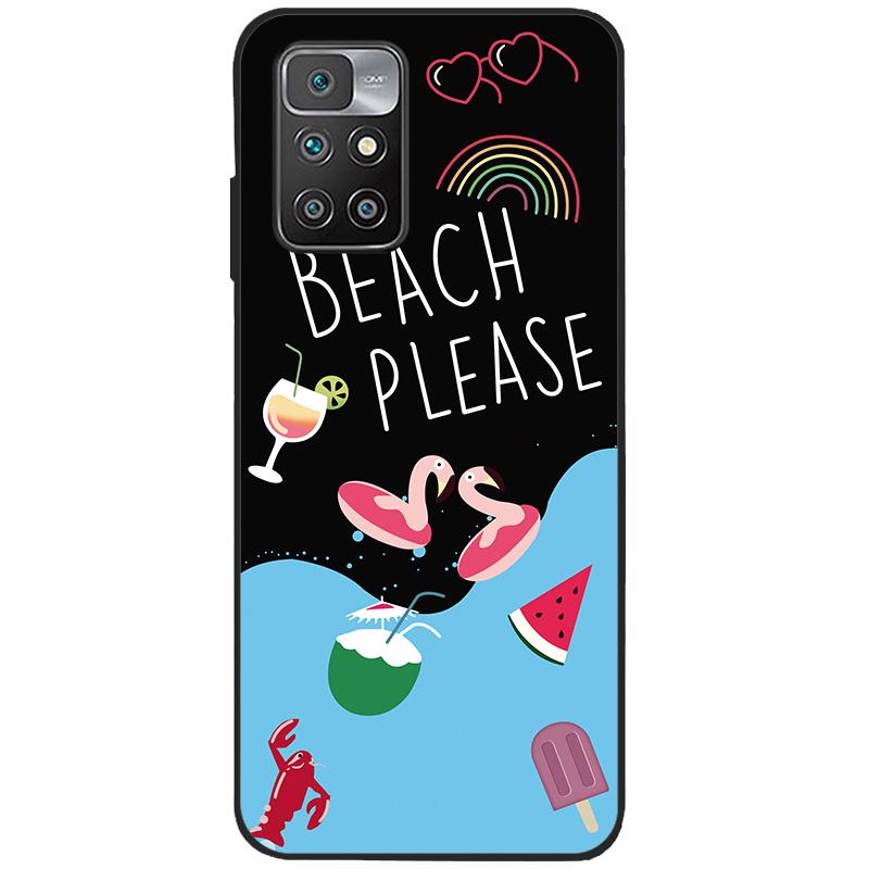 For Xiaomi Redmi 10 Case Silicone Soft TPU Back Cover For Xiaomi Redmi 10 Redmi10 Phone Cases Cute Painted Cover Shockproof Capa