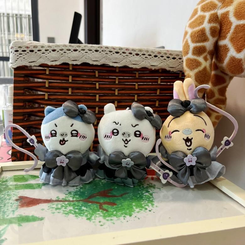 Chiikawa Black Magic Girl Plush Keychain With Soft Pp Cotton For Kids And Collectors