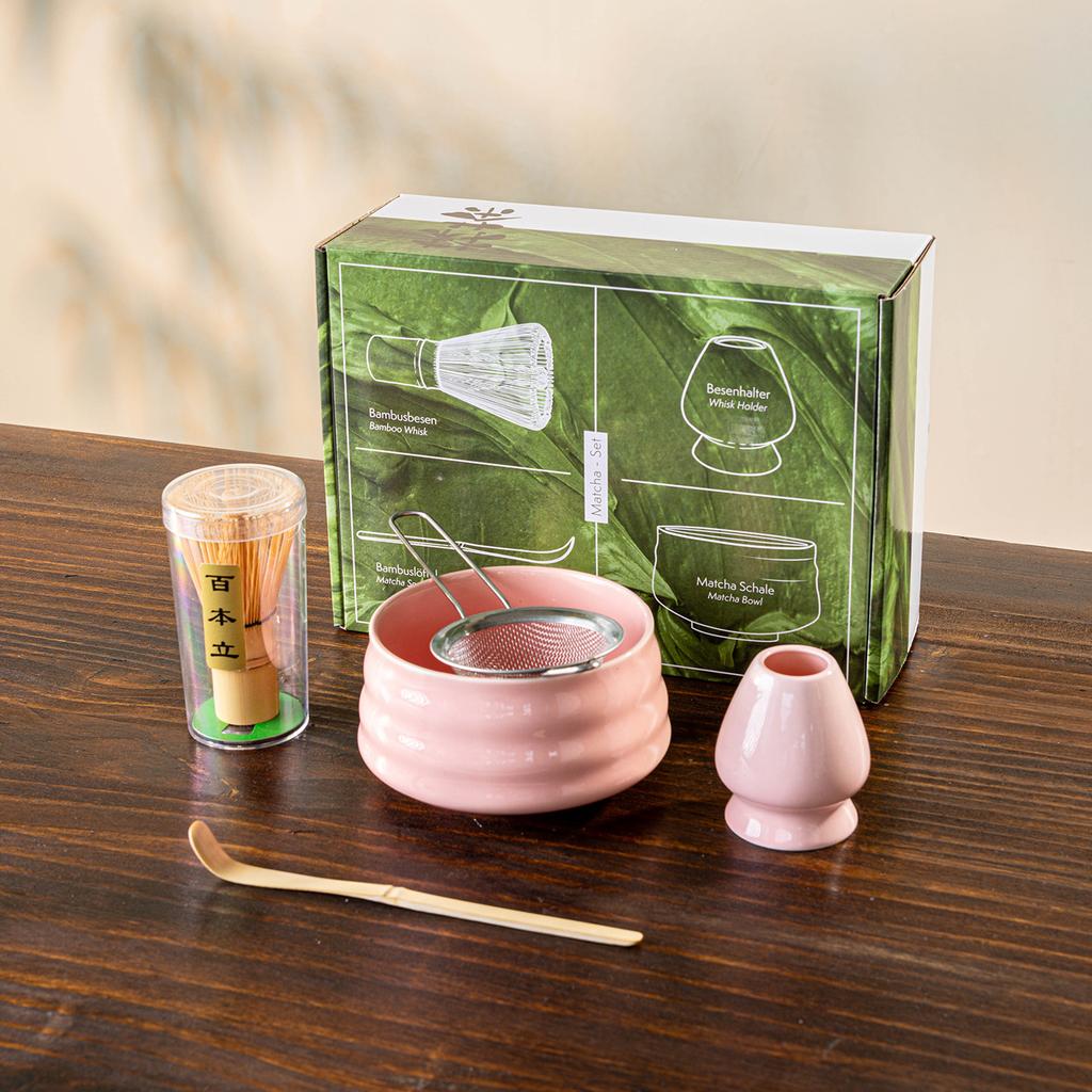 1/2/4/5/7/8Japanese Matcha Set with Ceramic Bowl Bamboo Matcha Whisk and Tea Scoop for DIY Tea-making Tools Accessories